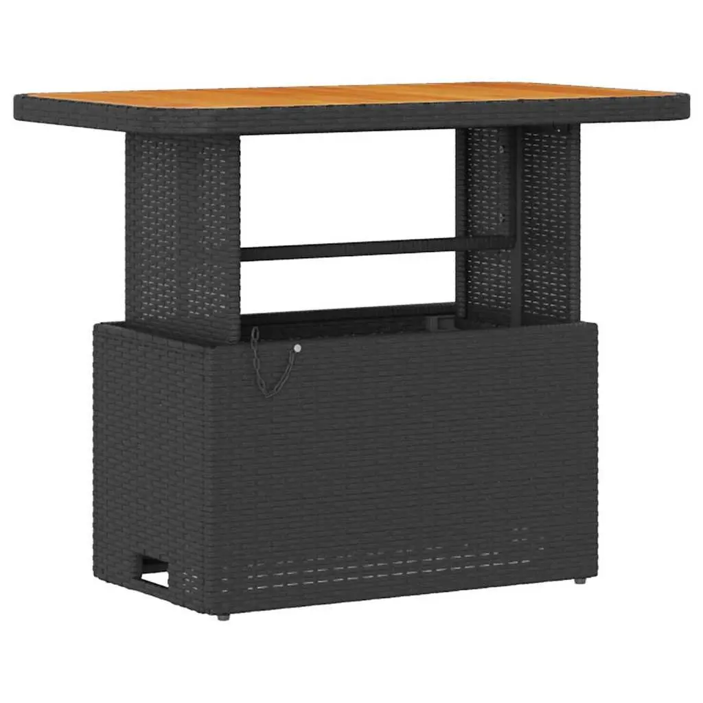 Outdoor Dining Set in Black