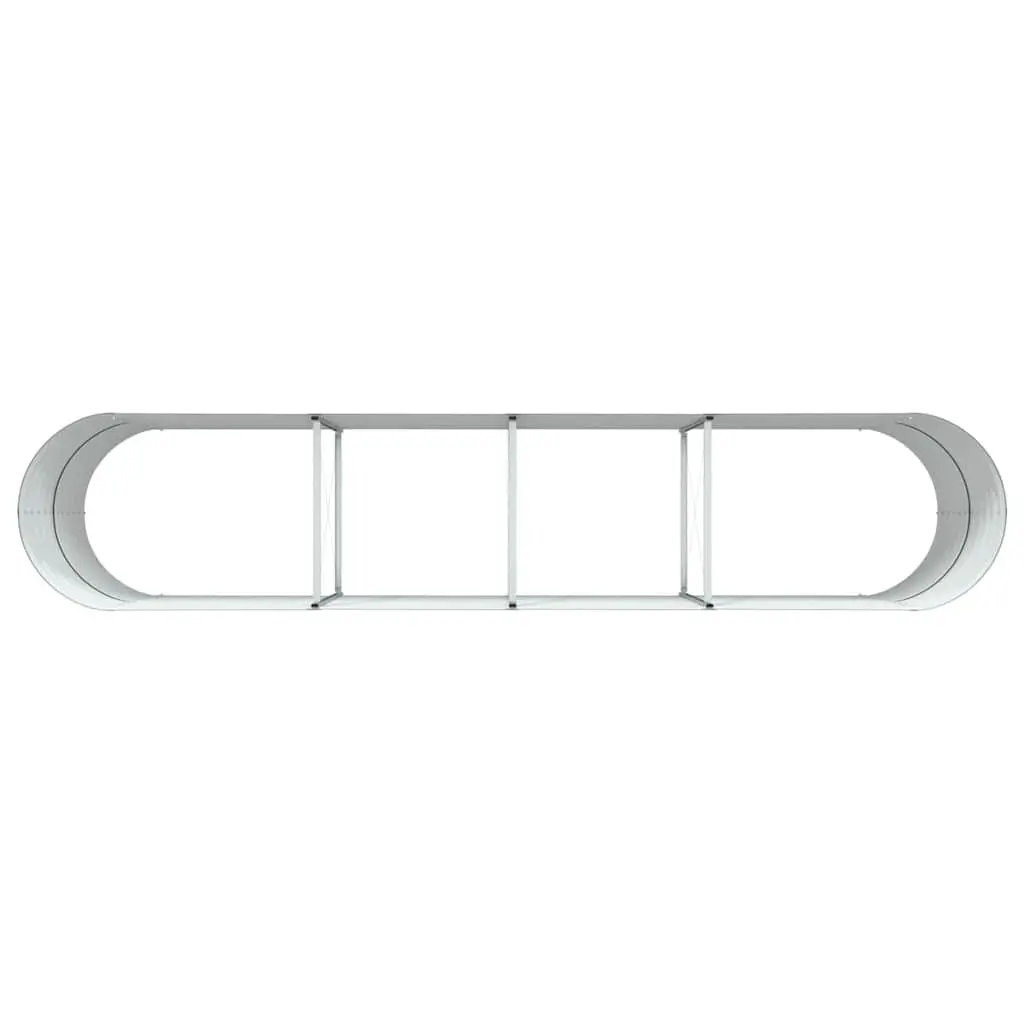 Steel Planter Box Green Modern Minimalist Raised Garden Bed 400x80x81cm