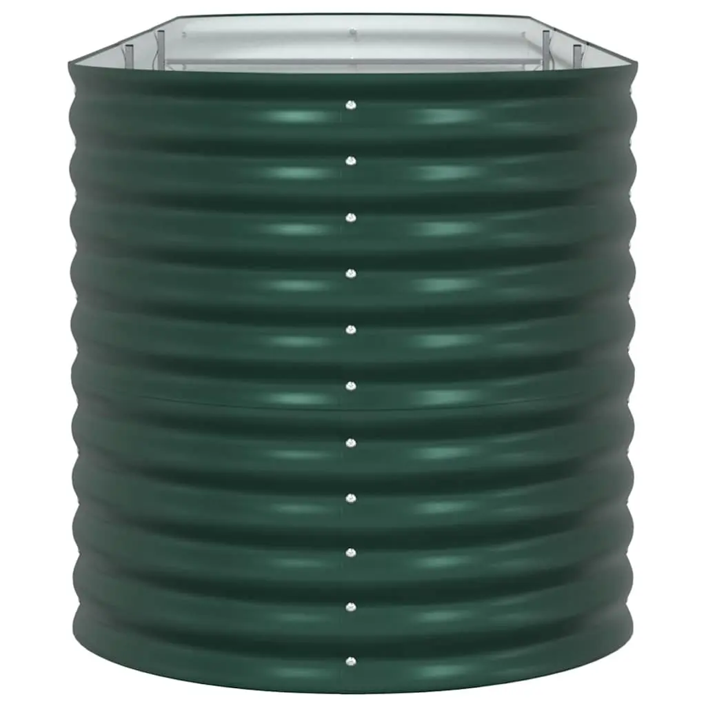 Raised Bed Garden Planter 320x80x81cm Steel Outdoor Minimalist Modern Design