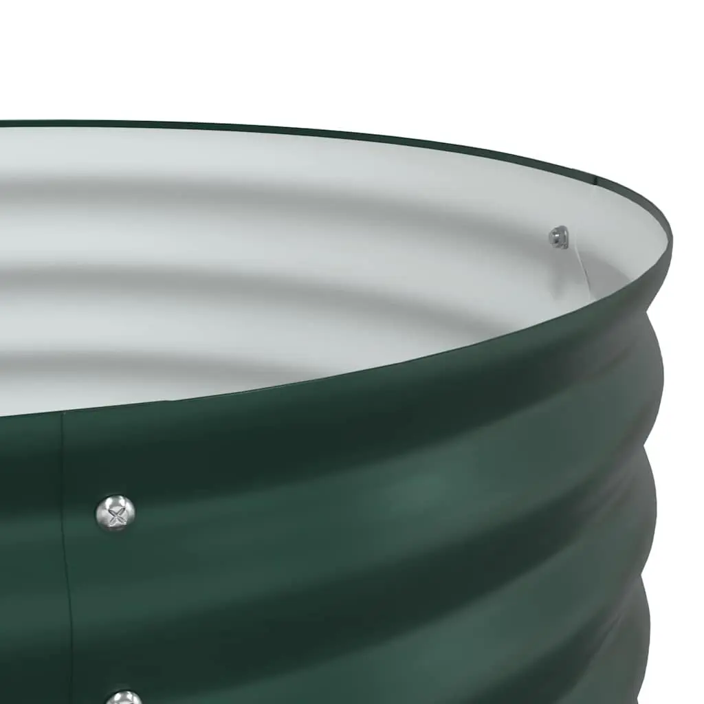 Raised Garden Bed Steel Planter Box Green 320 x 80 x 44 cm Outdoor Gardening