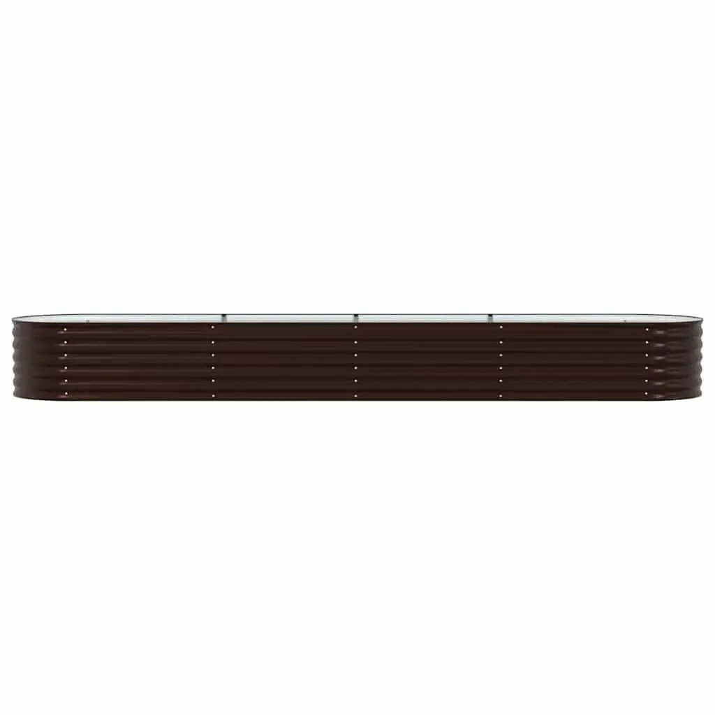 400x80x44cm Brown Raised Bed Planter