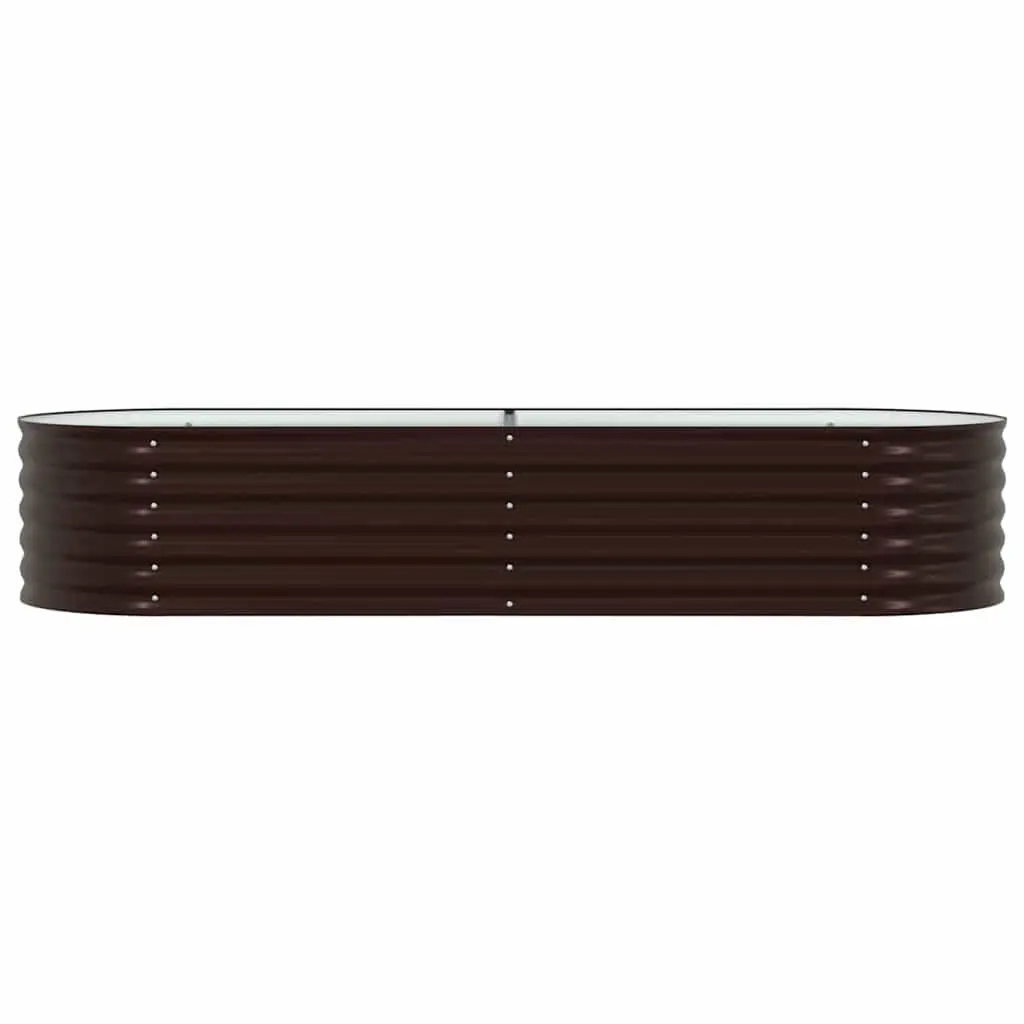 Raised Garden Bed Steel Modern Minimalist 240x80x44cm