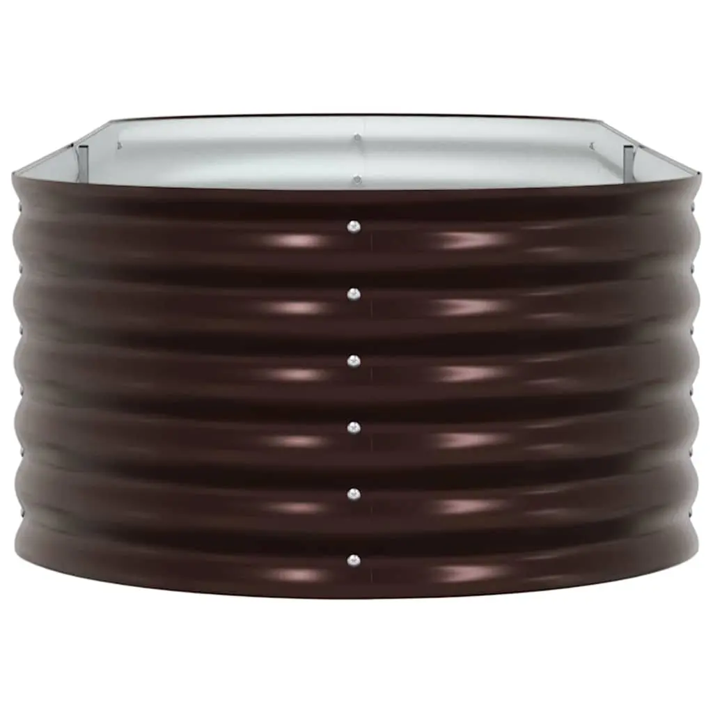 Raised Garden Bed Steel Modern Minimalist 240x80x44cm