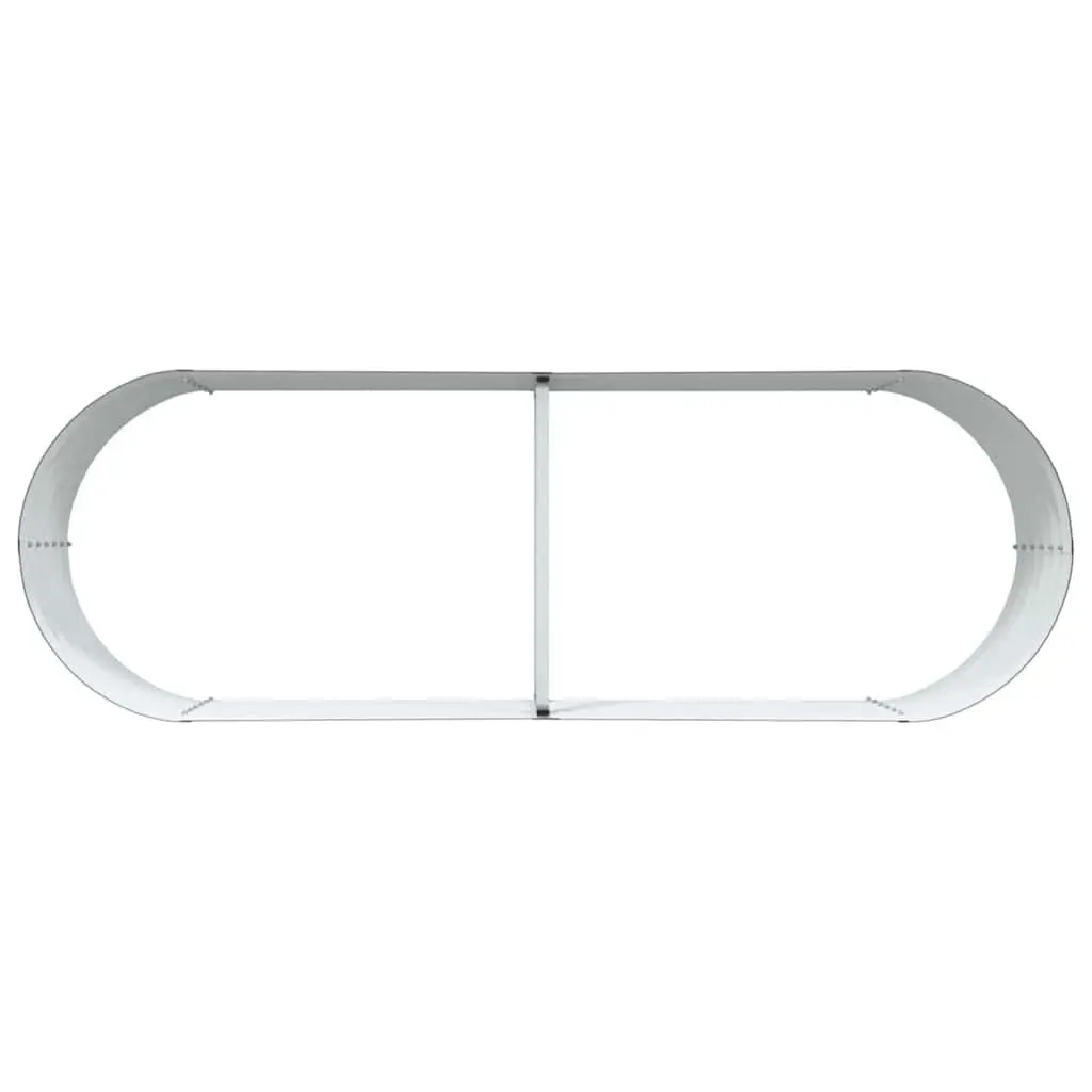 Raised Garden Bed Steel Modern Minimalist 240x80x44cm