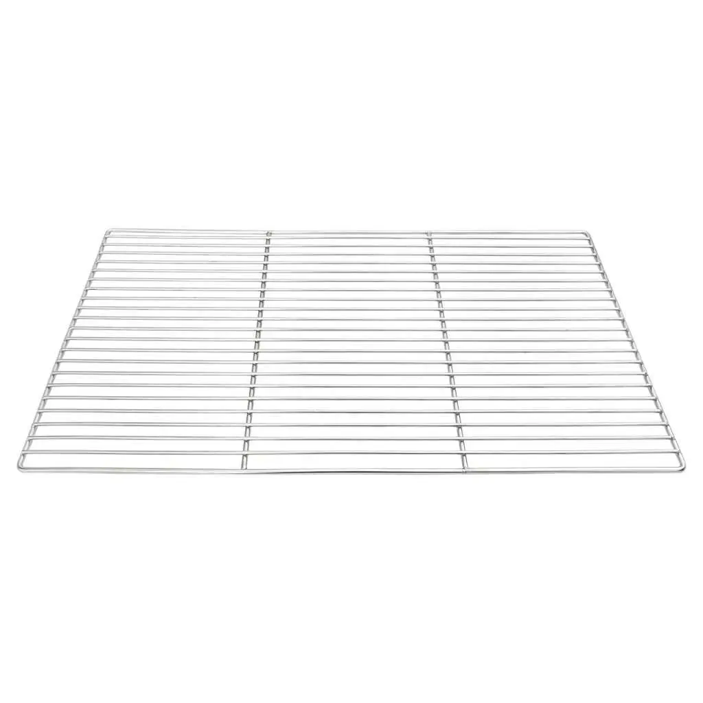 Rectangular Grill Grate Stainless Steel 67 x 40 cm Silver Outdoor Cooking