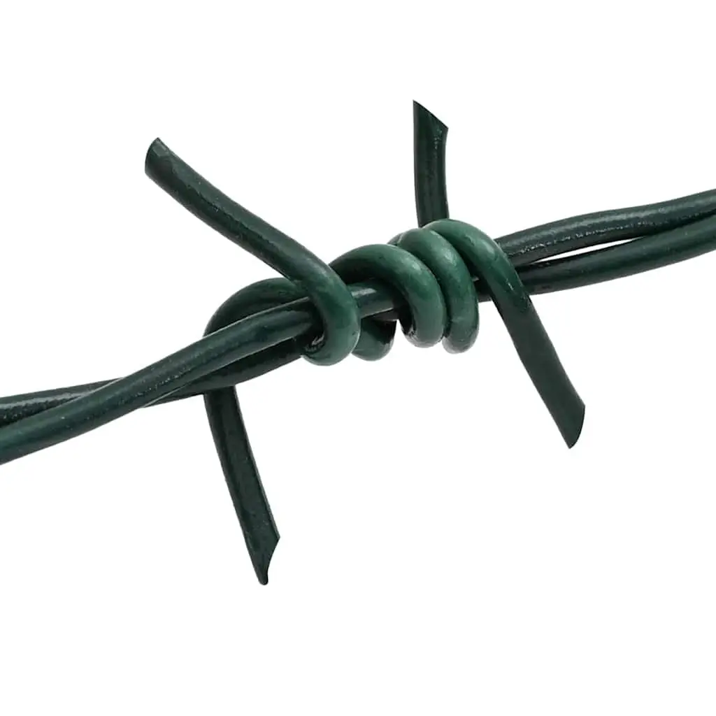 Barbed Wire Green Hot-dip Galvanised Steel Coil 100m