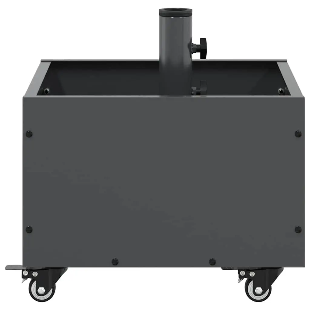 Parasol Base Manual Adjustment Steel Anthracite 45cm