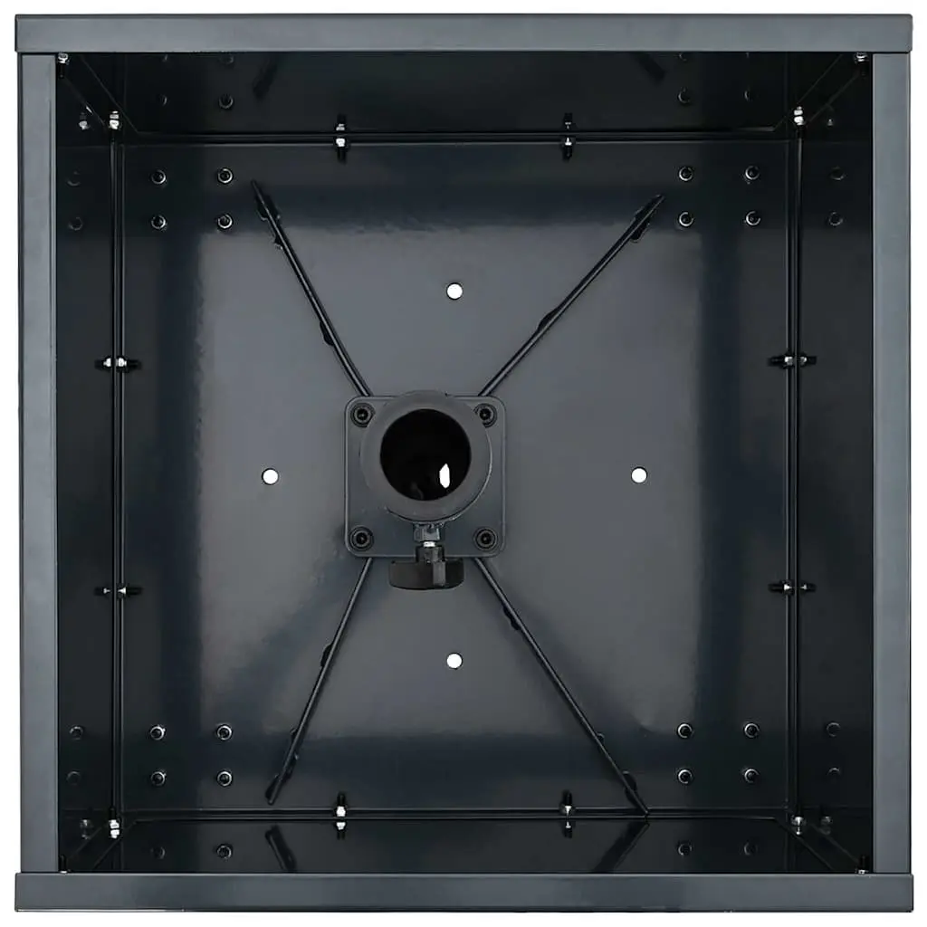 Parasol Base Manual Adjustment Steel Anthracite 45cm