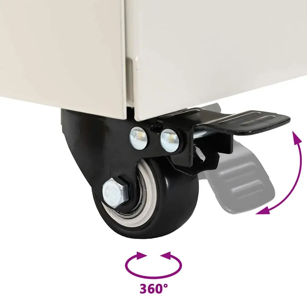 Parasol Base Manual White Steel 45 x 45 x 45 cm Outdoor Umbrella Stand