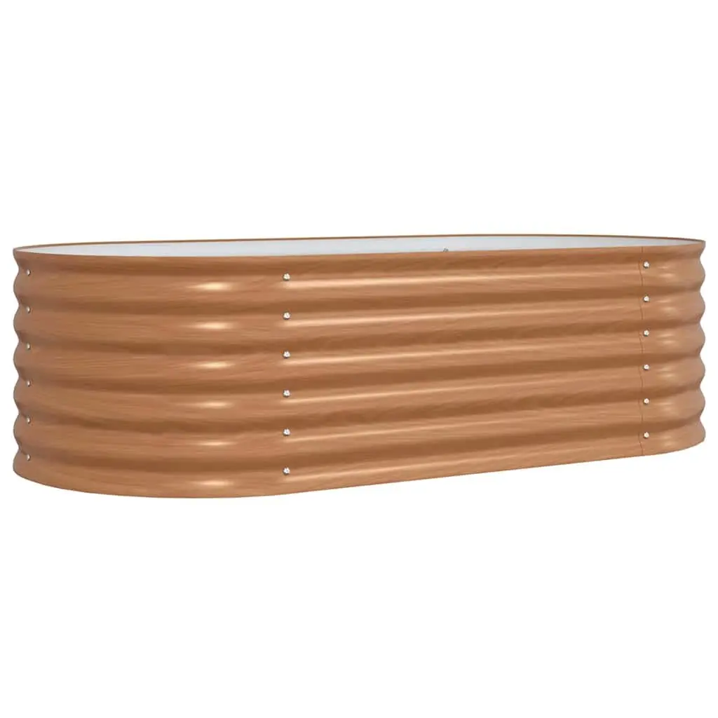 Raised Bed Garden Planter 160x80x44cm Steel Frame Outdoor Vegetables Flowers