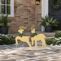 Add Festive Charm with LED Reindeer Decorations