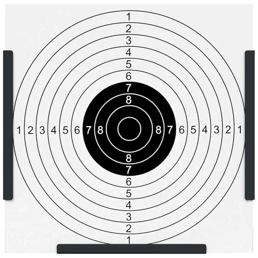 Pellet Trap Shooting Target Compact Black Steel Frame 17.5cm Indoor Outdoor