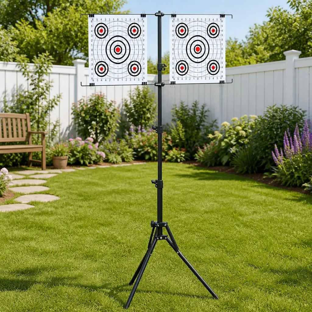 Folding Target Stand for Outdoor Shooting