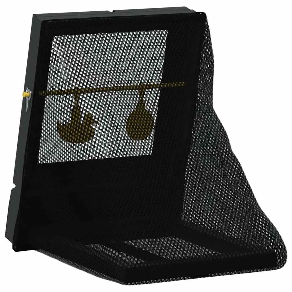 Airsoft Target Compact Durable Black Plastic for Indoor Outdoor Practice Accessory