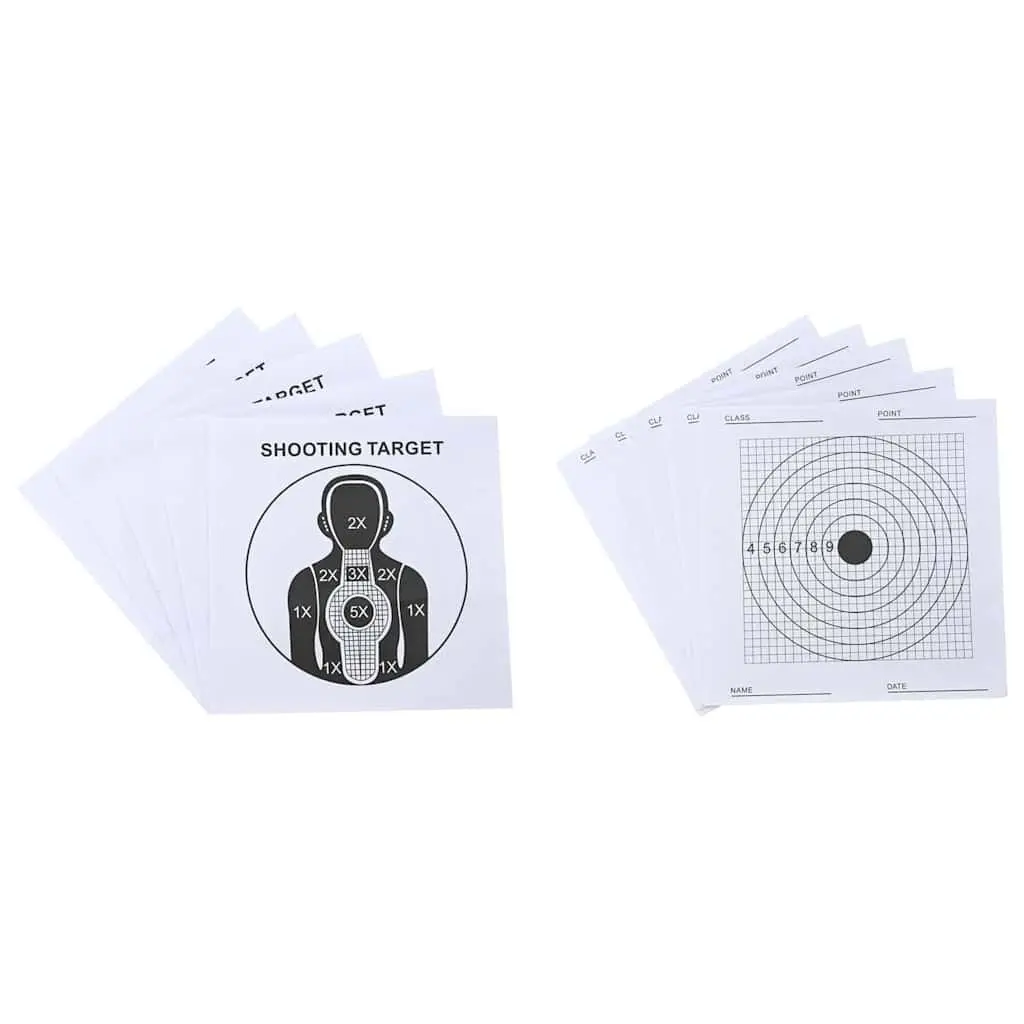 Airsoft Target Compact Durable Black Plastic for Indoor Outdoor Practice Accessory