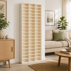 Friendly Beige Wall Display Case for Your Items