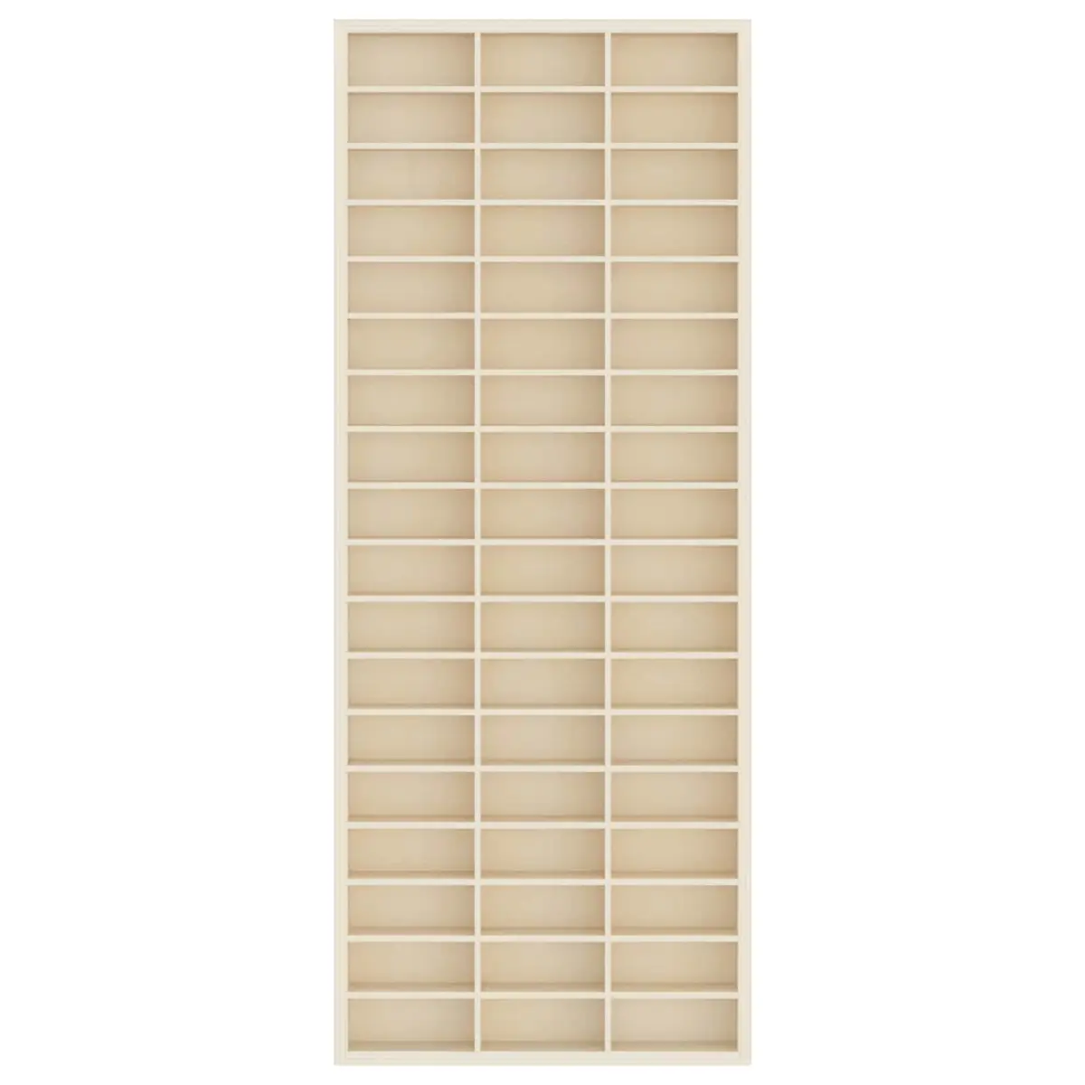 Wall Display Case Beige Modern Shelving Unit 30 x 4.5 x 75 cm