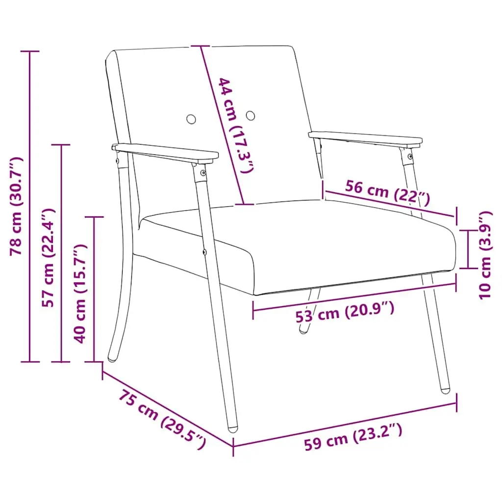 Dark Grey Armchair for Relaxation