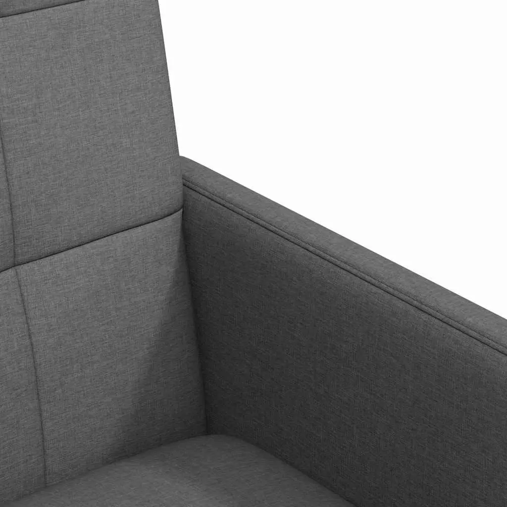 Dining Chairs with Wheels 2 Pieces Grey Kitchen Seating with Armrest Casters