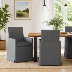 Stylish Set of 2 Green Dining Chairs with Comfort Features