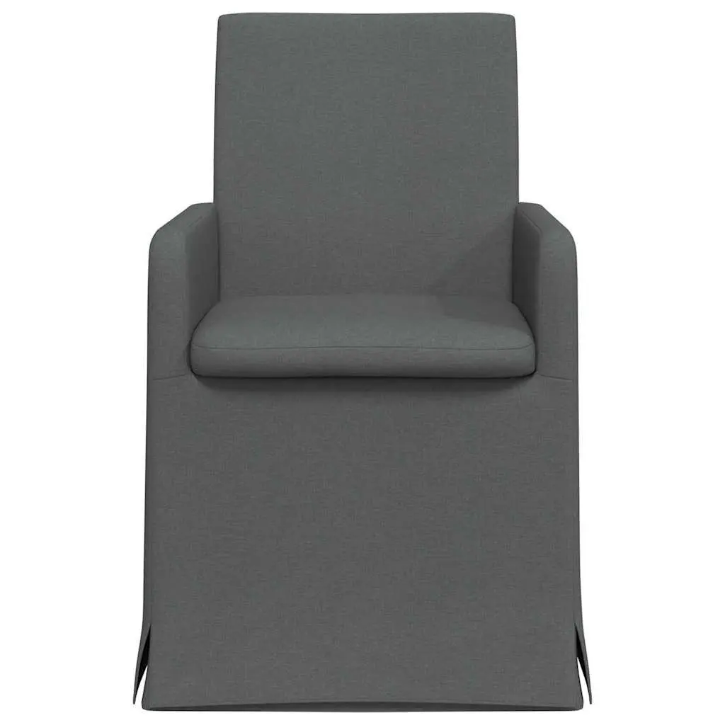 Dining Chairs Set of 2 Green Modern Kitchen Furniture Wheels Armrest Ergonomic