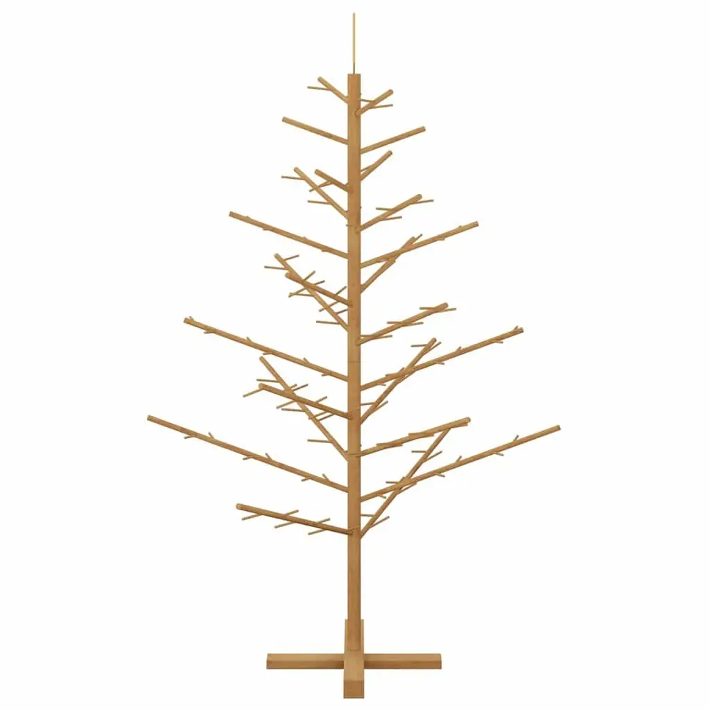 Wooden Christmas Tree Modern Minimalist 150cm Brown