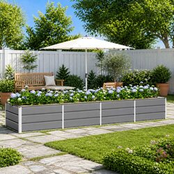 Friendly Light Grey Planter 320x80x45cm for Your Plants