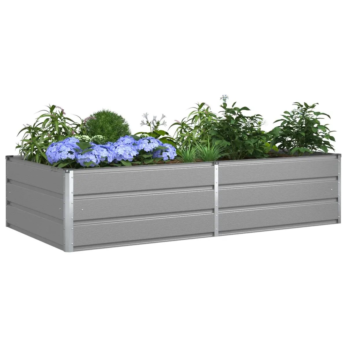 Light Grey Steel Planter