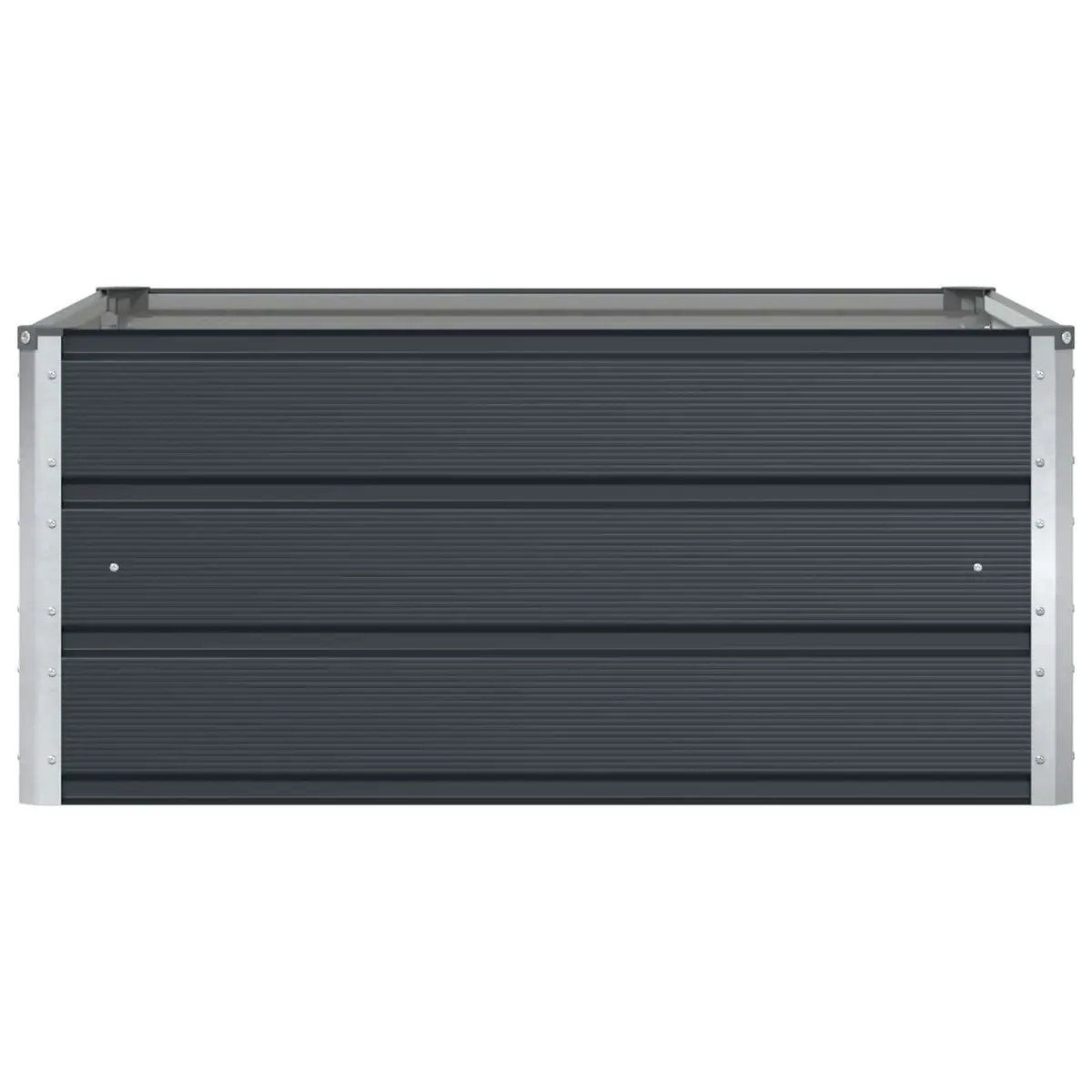 Steel Planter Modern Anthracite Large 100 x 100 x 45 cm