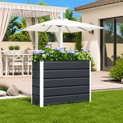 Friendly Anthracite Planter 100 x 40 x 75 cm for Your Space