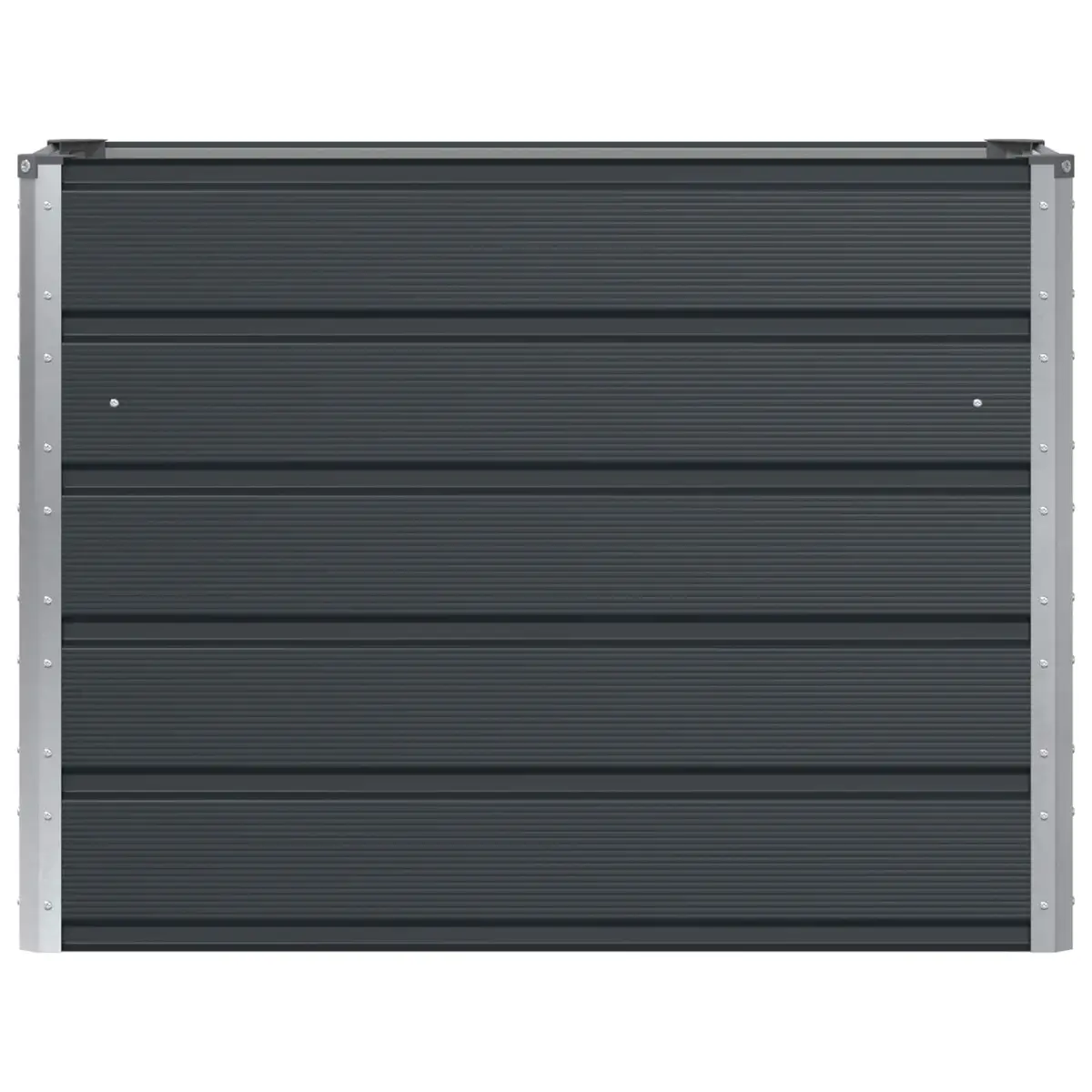 Steel Planter Anthracite 100 x 40 x 75 cm Indoor Outdoor Garden Pot