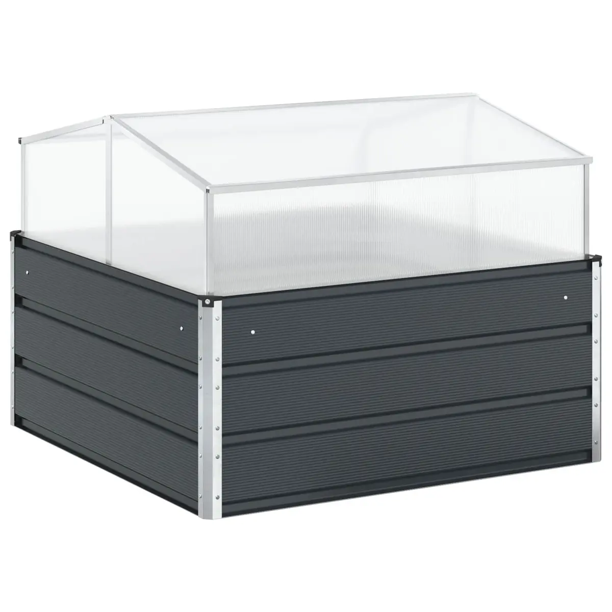Galvanised Steel Planter 100x100x77cm