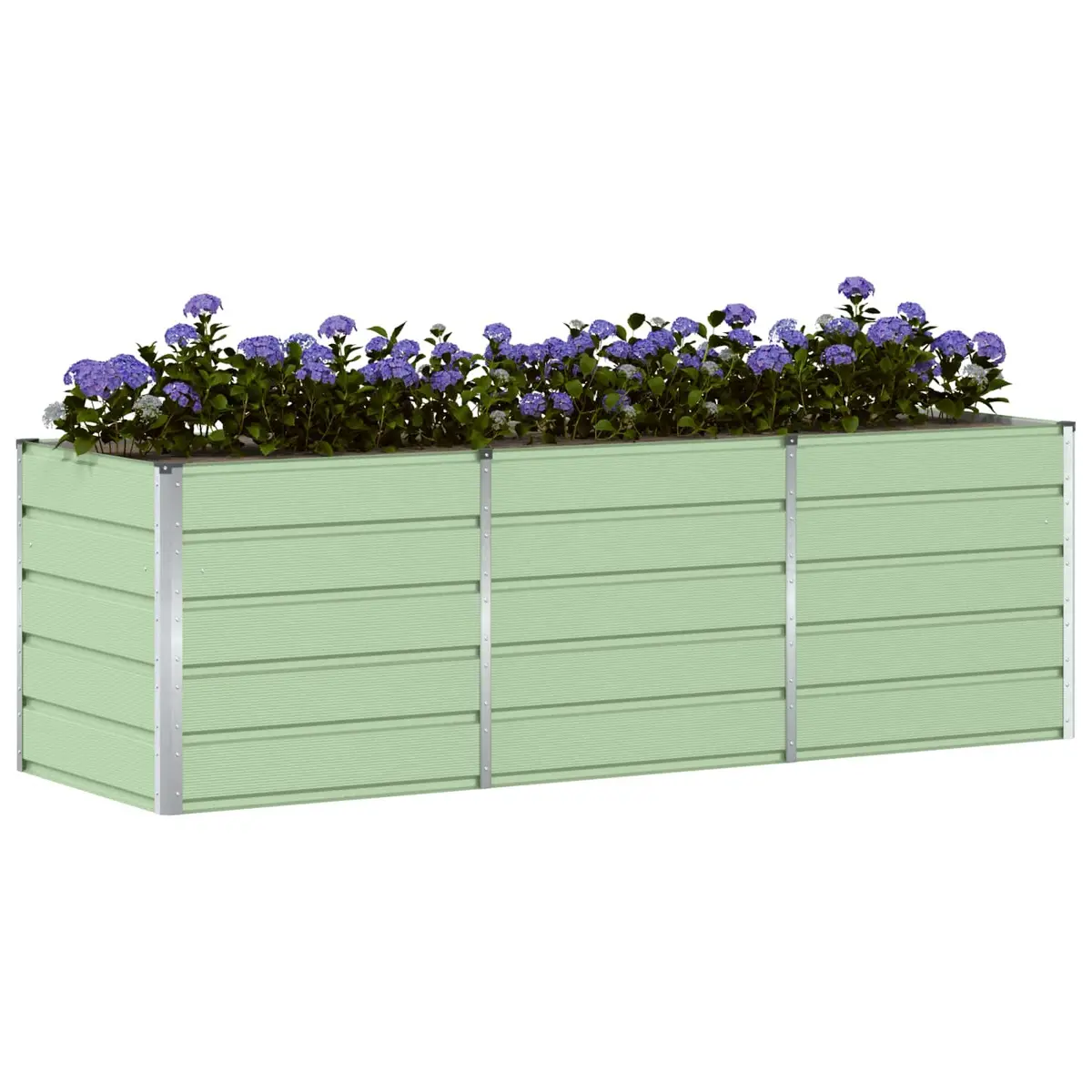 Large Steel Garden Planter Box 240cm Modern Outdoor Indoor Plant Container