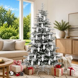 Add Friendly Charm with 40 pcs Silver Pine Cone Ornaments