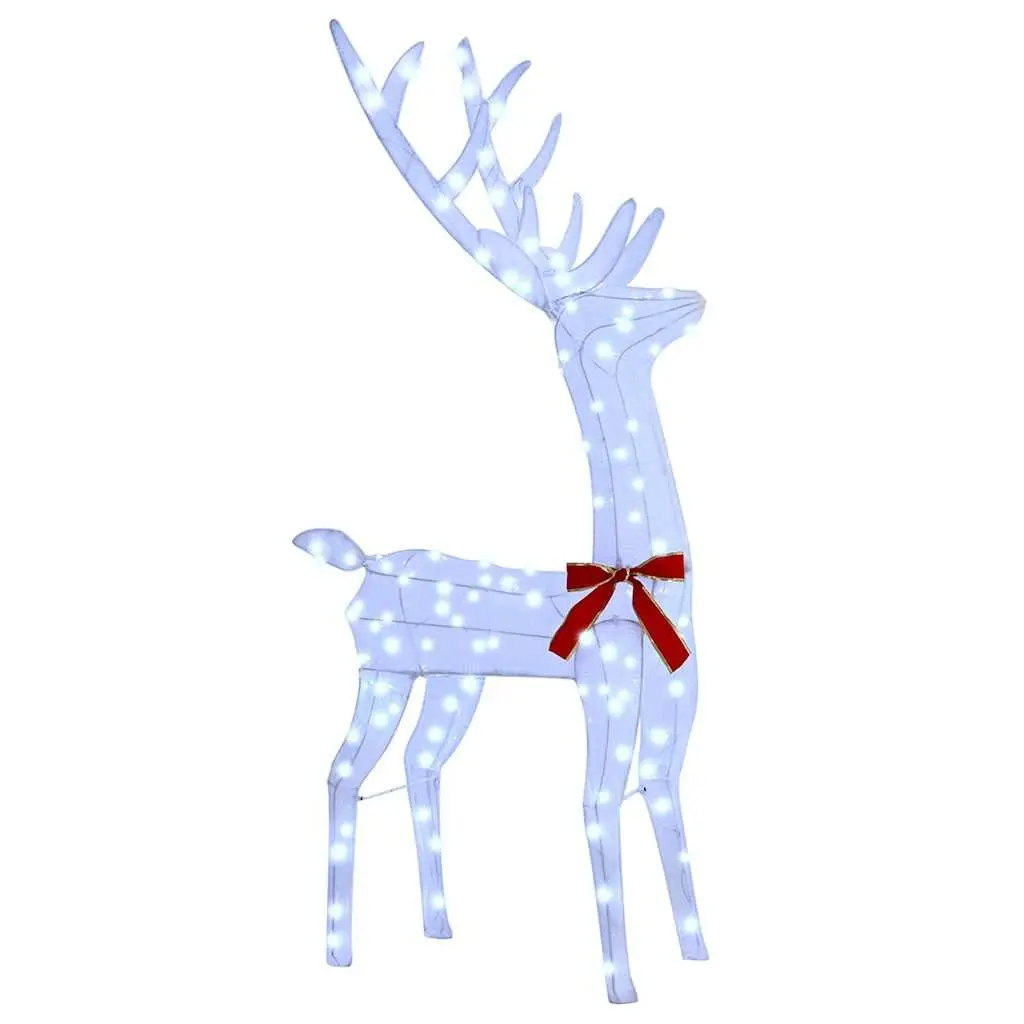 Reindeer Family LED Holiday Decoration Fabric Indoor Outdoor 3 Piece