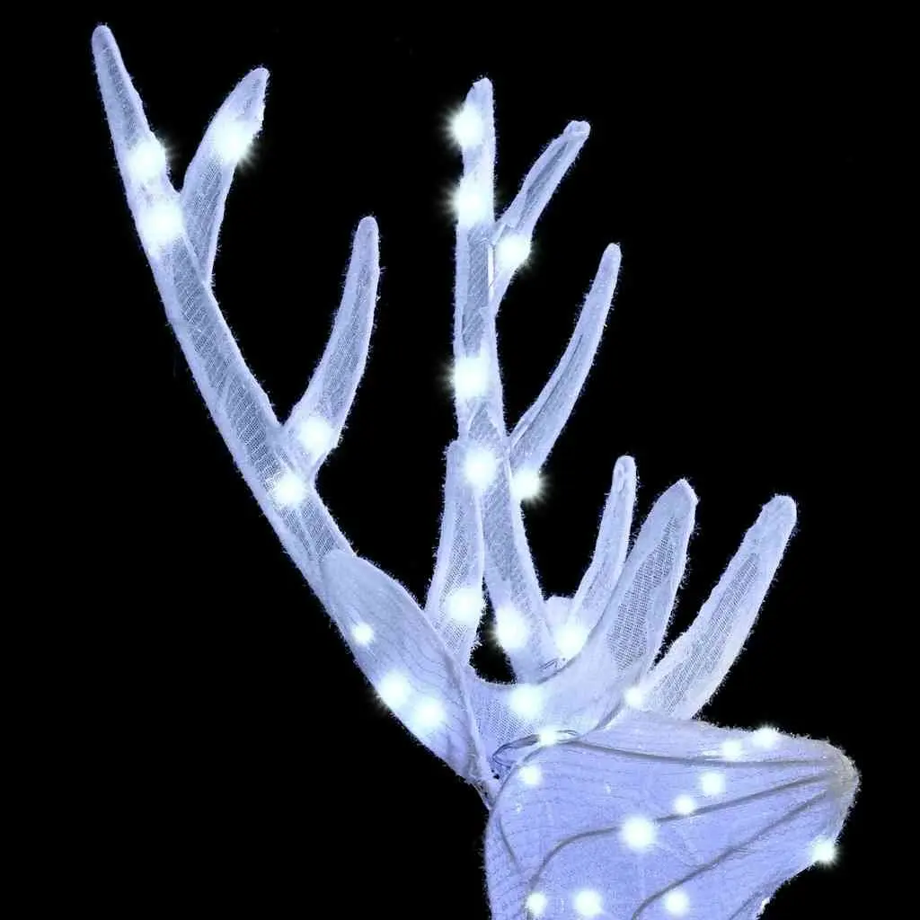 Reindeer Family LED Holiday Decoration Fabric Indoor Outdoor 3 Piece