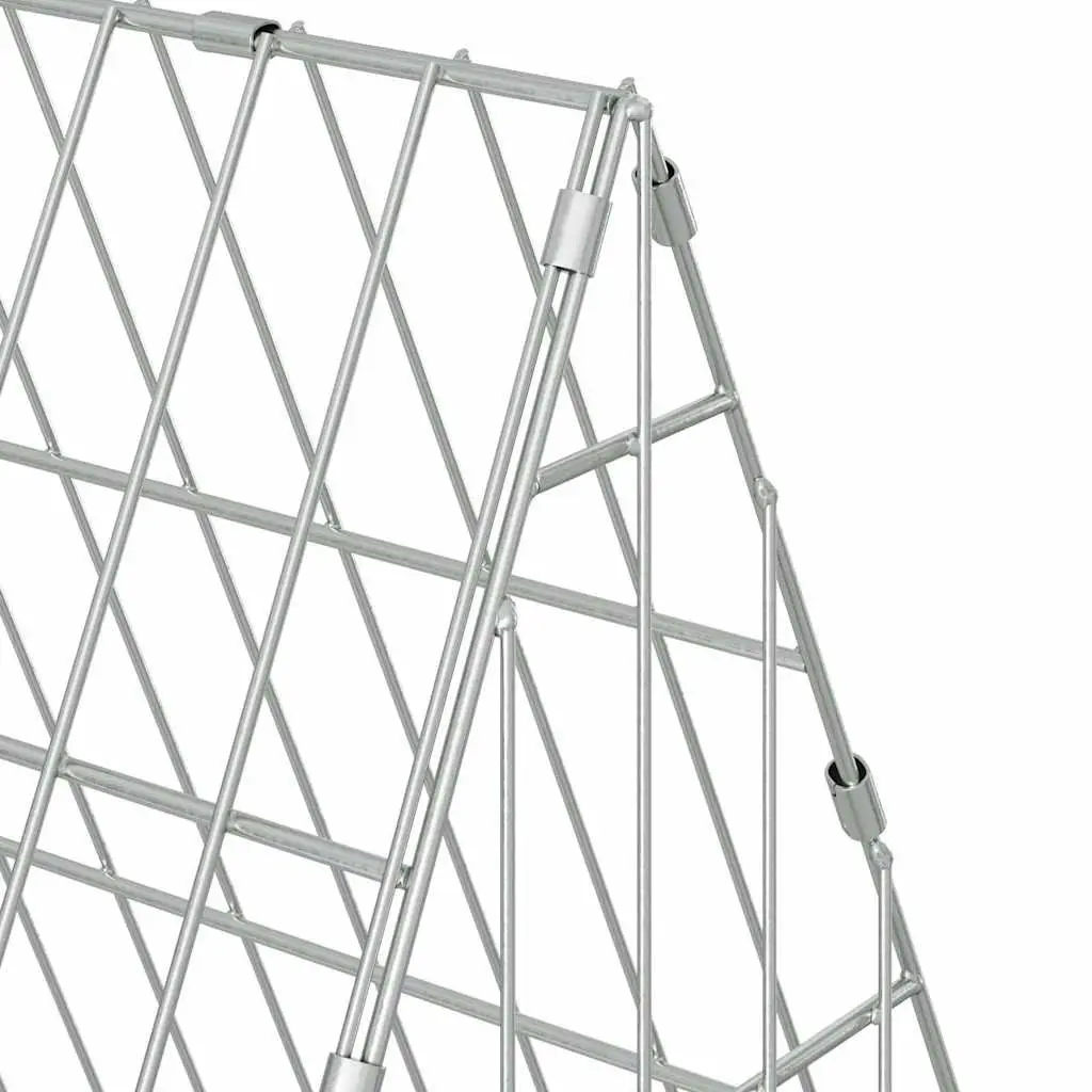 Rabbit Cage Galvanised Steel Outdoor Garden Pet Habitat Small Animal Enclosure