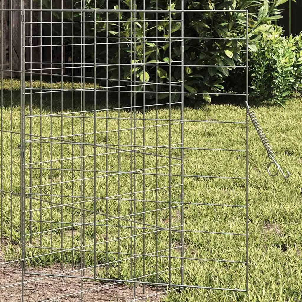 Rabbit Cage Outdoor Galvanized Steel 400x78x78cm