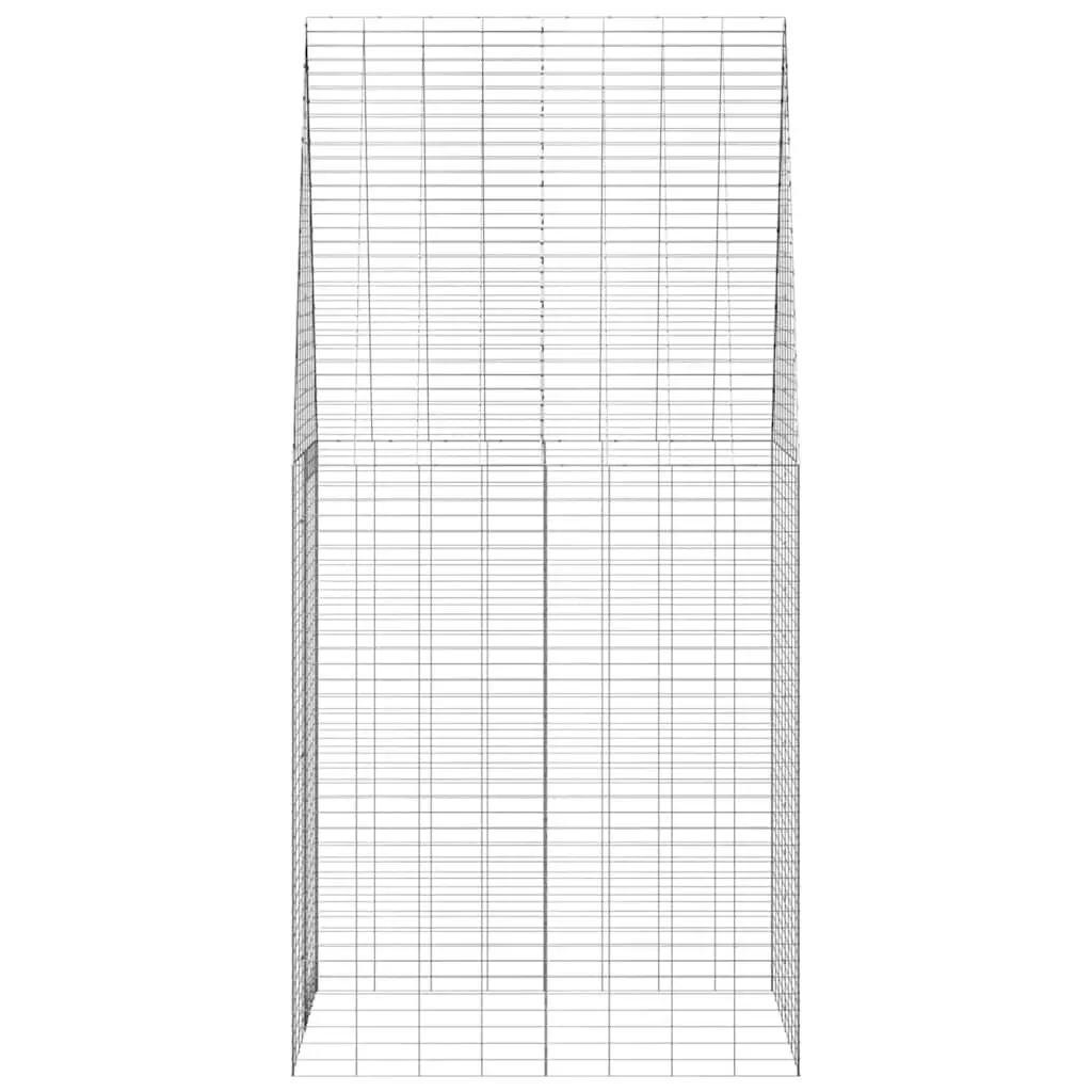 Small Animal Outdoor Habitat Cage 100 x 100 x 210 cm Galvanised Steel Rabbit