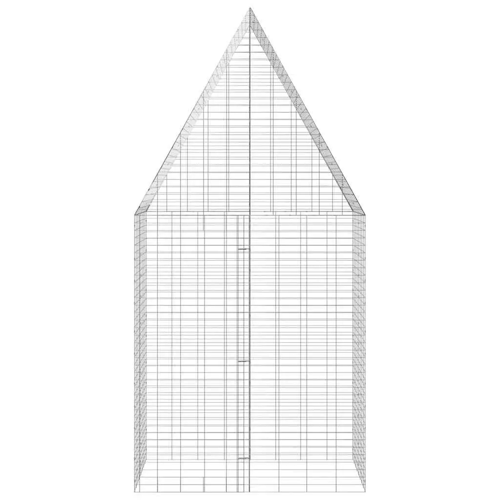 Small Animal Outdoor Habitat Cage 100 x 100 x 210 cm Galvanised Steel Rabbit