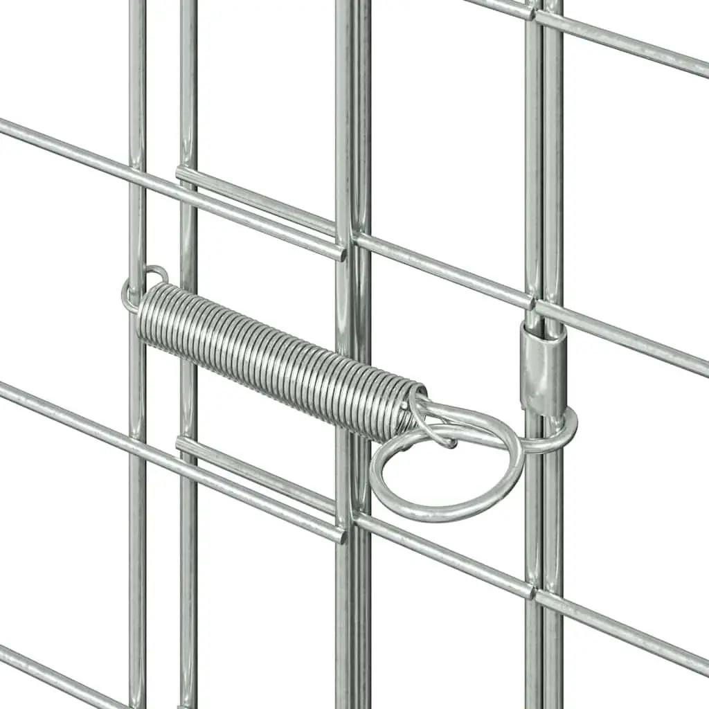 Small Animal Outdoor Habitat Cage 100 x 100 x 210 cm Galvanised Steel Rabbit