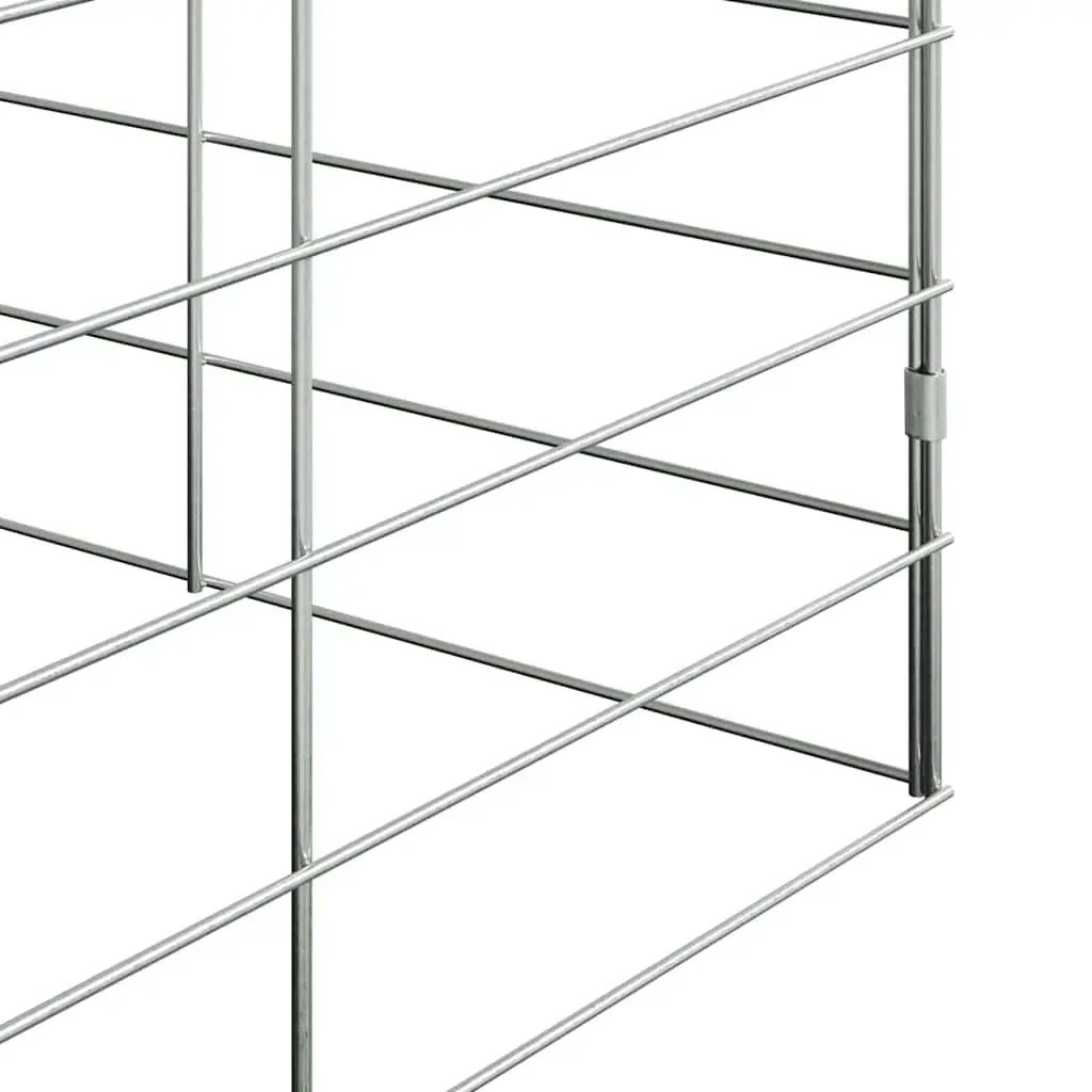 Small Animal Outdoor Habitat Cage 100 x 100 x 210 cm Galvanised Steel Rabbit