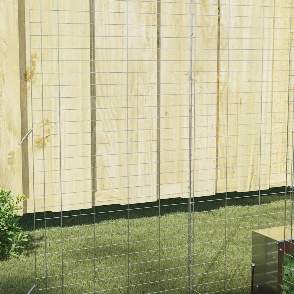 Small Animal Outdoor Cage Galvanised Steel 300x100x210cm