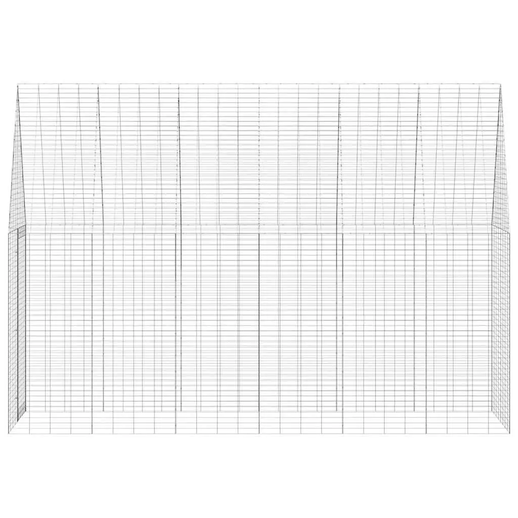 Small Animal Outdoor Cage Galvanised Steel 300x100x210cm