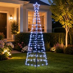 Your New 250cm Blue LED Christmas Tree Awaits!