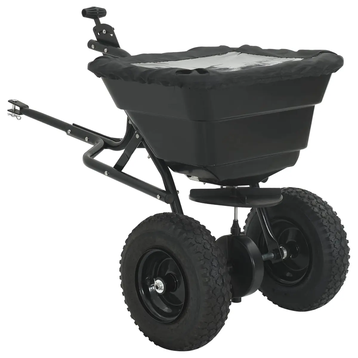 Black Lawn Spreader for Easy Gardening