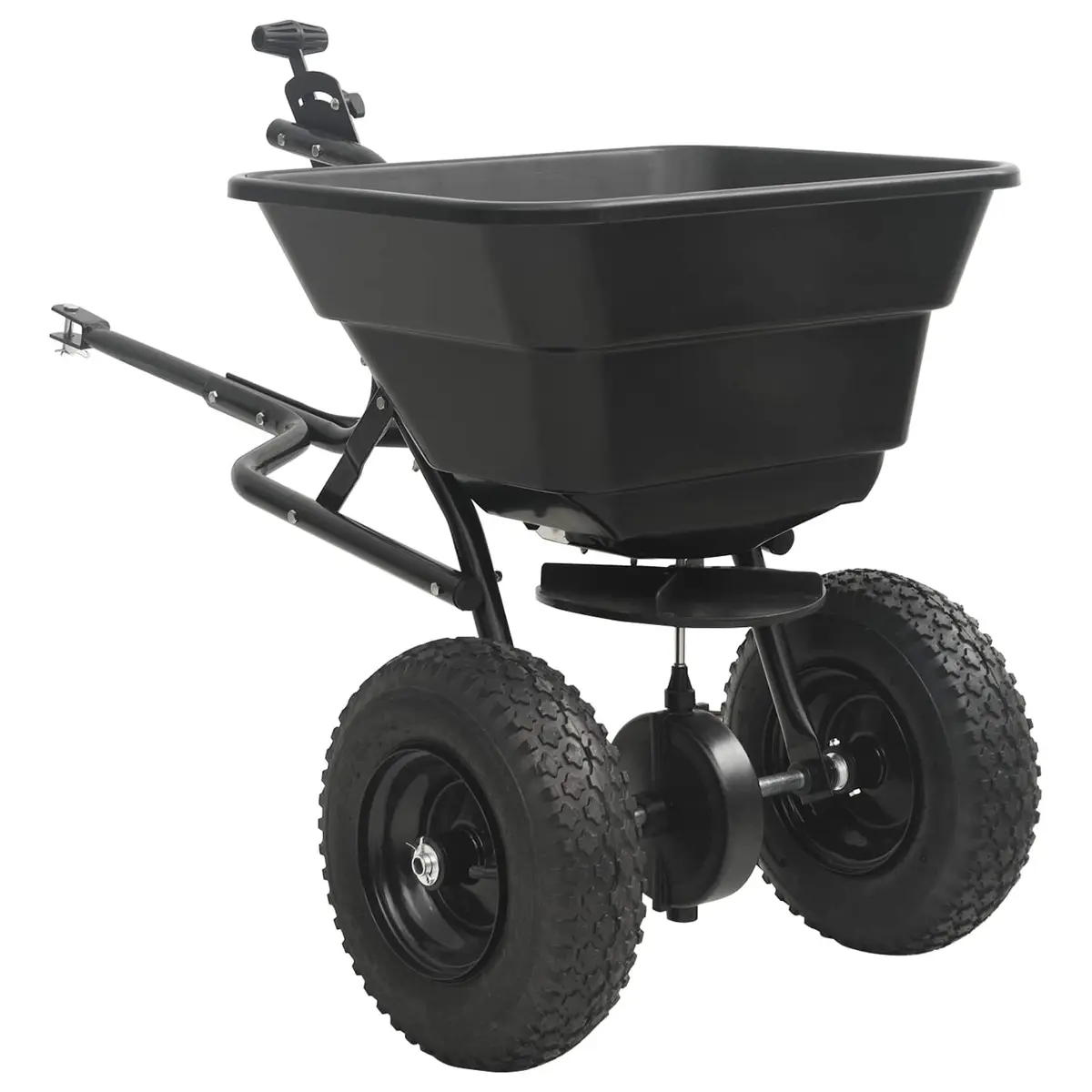 Black Lawn Spreader for Easy Gardening