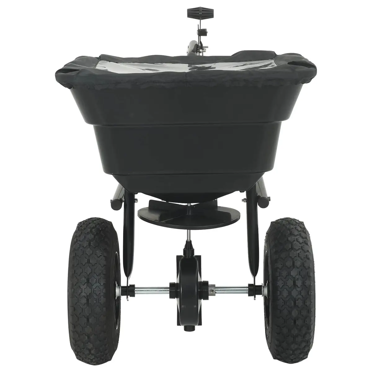 Black Lawn Spreader for Easy Gardening