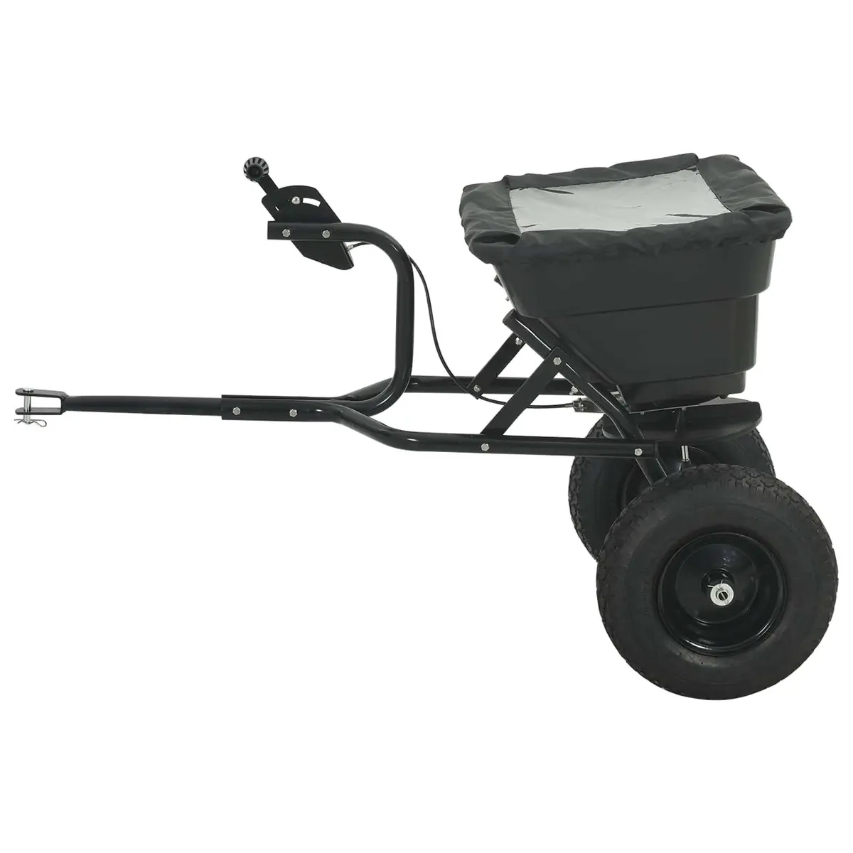 Black Lawn Spreader for Easy Gardening