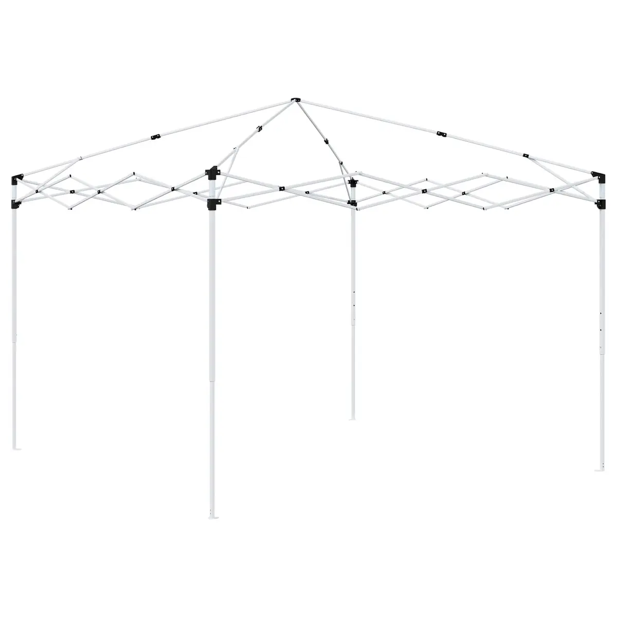 Pop-up Party Tent Outdoor Gazebo Shelter Anthracite Oxford Fabric 288x288x245cm
